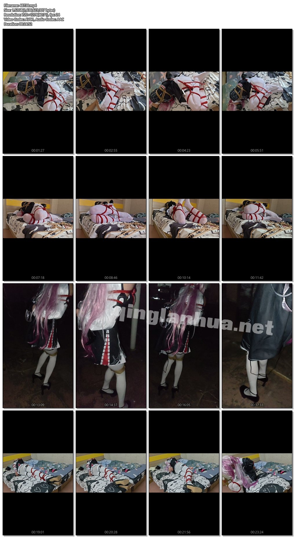48738----【蕉蕉鱼】长夜月cos，夜晚户外楼顶溜达，脚踩高跟郊狼跳蛋齐上阵.jpg