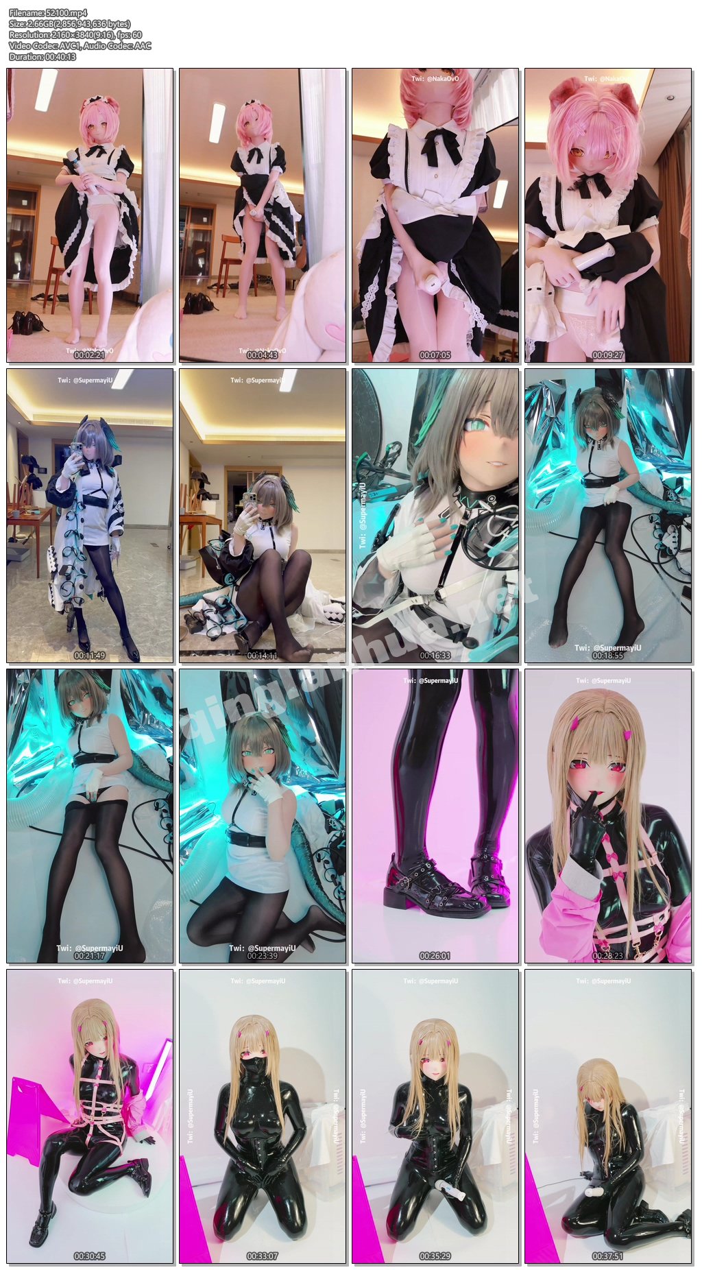 52100----【zentai】kig   胶衣   无缝油亮白丝   马油黑丝   乳胶口罩   全身拘束带.jpg