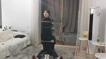 【奥特曼】被勒嘴驷马极限捆绑后疯狂挣扎的K-WEN